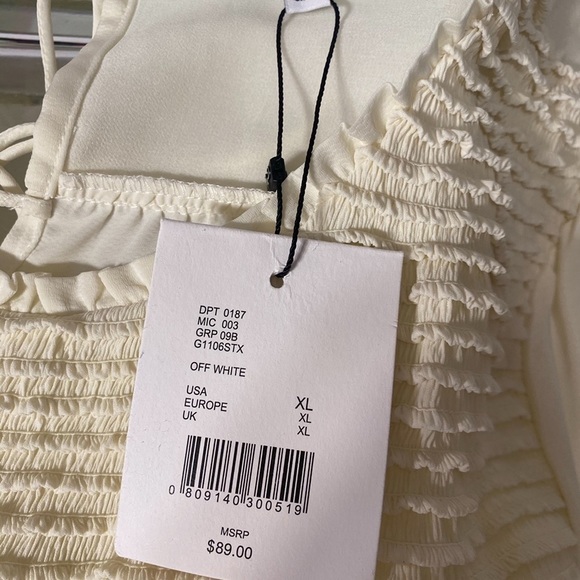 NWT GIBSON LATIMER CREAM/IVORY LONG SLEEVE BLOUSE Sz XL - Picture 3 of 11